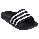 【7/15 ポイント10倍】ジュニア アディレッタ AQUA K コアブラック 【adidas|アディダス】サッカーフットサルジュニアサンダルf35556