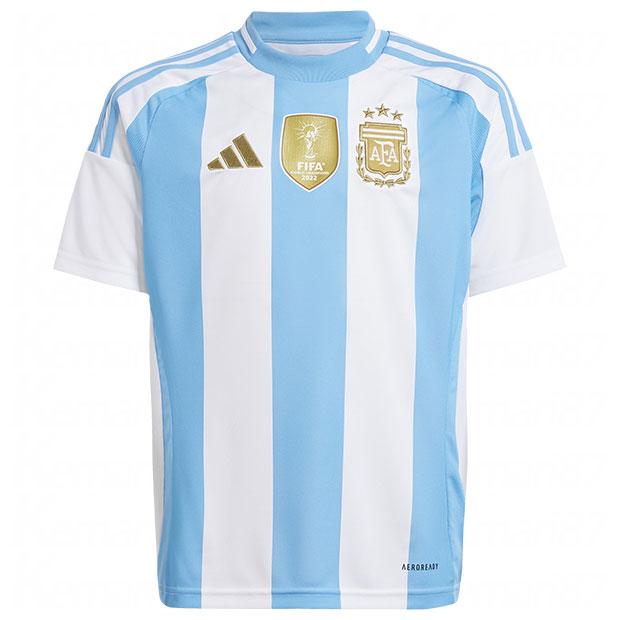 ジュニア アルゼンチン代表 2024 ホーム 半袖レプリカユニフォーム　ナショナルチームレプリカウェアーitz70-ip8387