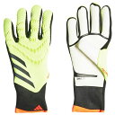 【ポイント10倍】プレデター GKグローブ プロ ソーラーイエロー×ブラック 【adidas|アディダス】サッカーゴールキーパーグローブkmr46-iq4032