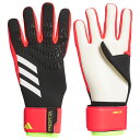 【ポイント10倍】プレデター GKグローブ リーグ ブラック×ソーラーレッド 【adidas|アディダス】サッカーゴールキーパーグローブkmr50-in1600
