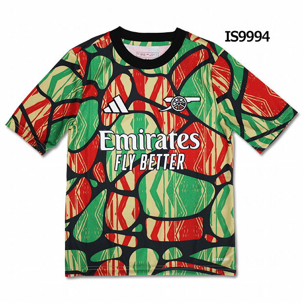 【4/20ポイント10倍】ジュニア アーセナル 半袖プレマッチシャツ 【adidas|アディダス】クラブチームウェアーjtb11