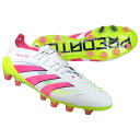【5/15までポイント15倍】プレデター ELITE HG/AG ジャパン フットウェアホワイト×ルシッドピンク 【adidas|アディダス】サッカースパイクi...