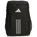 【7/25までポイント10倍】ジュニア スクエアバックパック ブラック 【adidas|アディダス】サッカーフットサルバッグt4836-jz8725