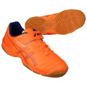 【ポイント10倍】ジュニア ジュニオーレ 6 IN ショッキングオレンジ×ディープオーシャン 【asics|アシックス】ジュニアフットサルシューズ1104a04...