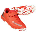 シューズ ジュニア プリアモーレ 6 α V TF Jr.　レッド×シルバー　【hummel|ヒュンメル】サッカージュニアトレーニングシューズhjs2135-2095