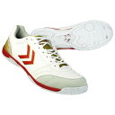 【ポイント15倍】アピカーレ 5 ELITE PG ホワイト×レッド 【hummel|ヒュンメル】フットサルシューズhas5131-1020