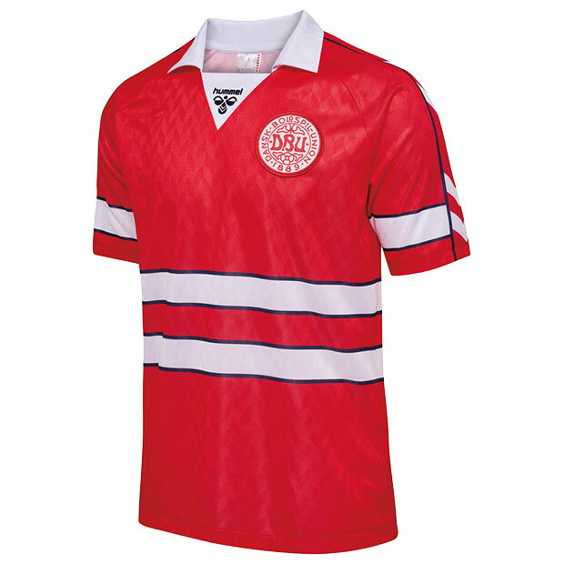 【12/4 20時よりポイント15倍】デンマーク代表 1988 ホーム 半袖レプリカユニフォーム 【hummel|ヒュンメル】ナショナルチームレプリカウェアーh...