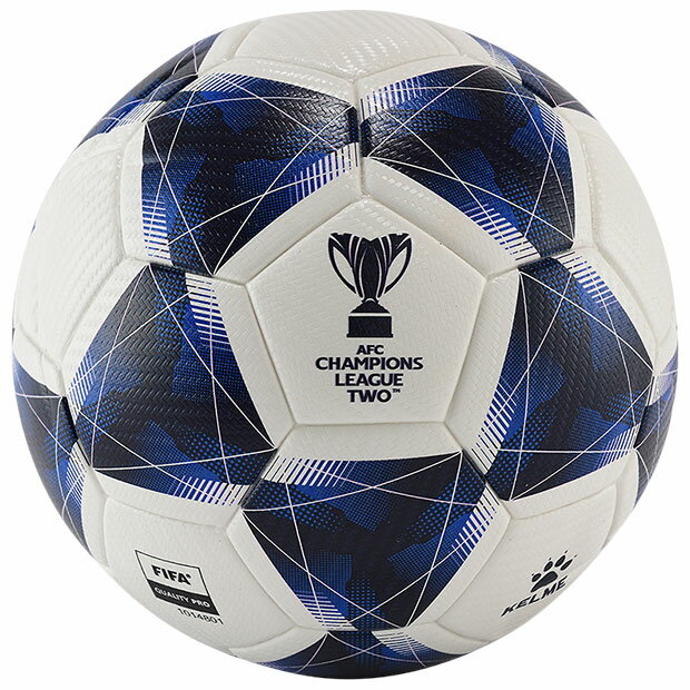 【12/1 10時からポイント15倍】AFCアジアチャンピオンズリーグ 2 25-26 公式試合球　ブルー　【KELME|ケルメ】サッカーボール5号球afc25qu5000lt-459