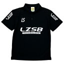 【5/15までポイント15倍】ジュニア LZSB ムーブ 半袖ポロシャツ ブラック 【LUZ e SOMBRA|ルースイソンブラ】サッカーフットサルジュニアウェ...