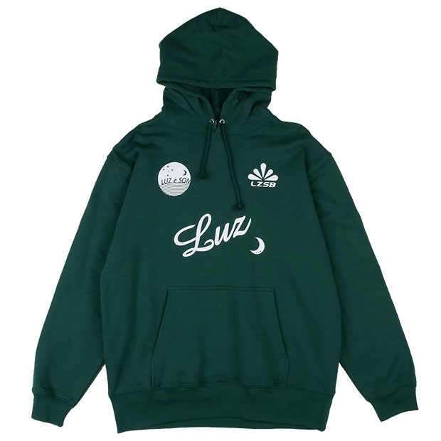 【ポイント15倍】STANDARD プルオーバーパーカー Iグリーン×ホワイト 【LUZ e SOMBRA|ルースイソンブラ】サッカーフットサルウェアーf181...