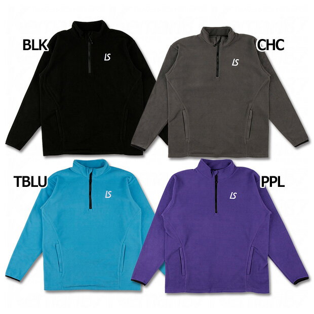 【12/4 20時よりポイント10倍】LS フリースハーフZIPトップ 【LUZ e SOMBRA|ルースイソンブラ】サッカーフットサル防寒ウェアーl12421...