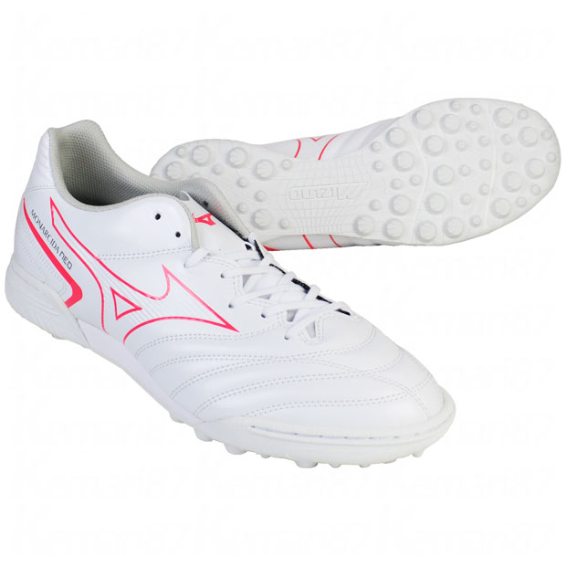 モナルシーダ NEO 2 SW AS　ホワイト×ピンク　【MIZUNO|ミズノ】サッカーフットサルトレーニングシューズp1gd222464