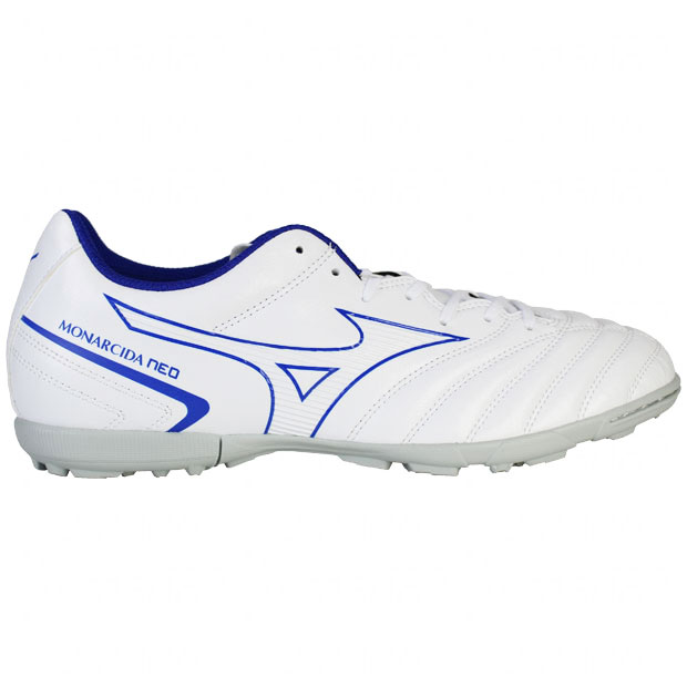 モナルシーダ NEO 2 SELECT AS　ホワイト×ブルー　【MIZUNO|ミズノ】サッカーフットサルトレーニングシューズp1gd222525