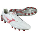 【ポイント10倍】モナルシーダ NEO 3 PRO ホワイト×レッド 【MIZUNO|ミズノ】サッカースパイクp1ga242260