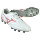 【ポイント10倍】モナルシーダ NEO 3 SELECT ホワイト×レッド 【MIZUNO|ミズノ】サッカースパイクp1ga242560