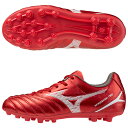 【ポイント10倍】ジュニア モナルシーダ NEO 3 SELECT Jr MG ルビーレッド×ホワイト 【MIZUNO|ミズノ】サッカージュニアスパイクp1gb252660