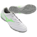 【5/15までポイント10倍】モナルシーダ NEO 3 SELECT AS ホワイト×ネオングリーン 【MIZUNO|ミズノ】サッカーフットサルトレーニングシュ...