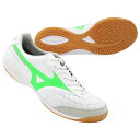 【ポイント15倍】モレリア SALA JAPAN IN スーパーホワイトパール×ネオングリーン 【MIZUNO|ミズノ】フットサルシューズq1ga251137