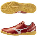 【6/10までポイント10倍】モナルシーダ NEO SALA CLUB IN ルビーレッド×ホワイト 【MIZUNO|ミズノ】フットサルシューズq1ga252860(4)