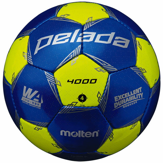 ペレーダ 4000 ブルー×イエロー 【molten|モルテン】サッカーボール4号球f4l4000-blネット注文 サッカー 用品 セール