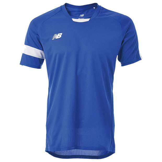 【12/4 20時よりポイント10倍】ジュニア 半袖ゲームシャツ ロイヤルブルー×ホワイト 【NewBalance|ニューバランス】サッカーフットサルジュニアウ...