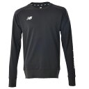【ポイント10倍】チームスウェットクルー ブラック 【NewBalance|ニューバランス】サッカーフットサルウェアーjmtf2380-bk