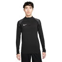 DF ストライク 長袖ドリルトップ ブラック×アンスラサイト 【NIKE ナイキ】サッカーフットサルウェアーfn2404-010