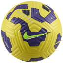 【ポイント10倍】アカデミー プラス イエロー×フィールドパープル 【NIKE|ナイキ】サッカーボール4号球fz2632-710-4