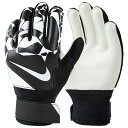 【ポイント10倍】ジュニア GK マッチ ブラック×ホワイト 【NIKE|ナイキ】サッカーフットサルゴールキーパーグローブhq0258-010