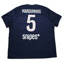 【12/4 20時よりポイント15倍】パリサンジェルマン 25-26 ホーム 半袖レプリカユニフォーム 5.マルキーニョス 【NIKE|ナイキ】クラブチームレプ...