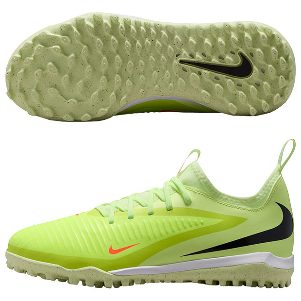 ジュニア ファントム 6 LOW アカデミー TF ハイパークリムゾン×ブラック×ライムライト 【NIKE|ナイキ】サッカーフットサルジュニアトレーニングシュー...