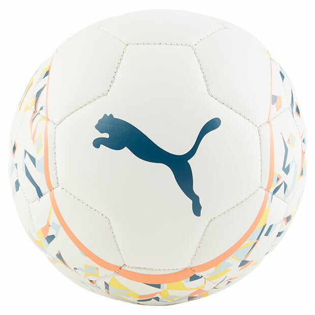 【5/26正午より24時間限定 ポイント5倍】NJR グラフィックミニボール　プーマホワイト　【PUMA|プーマ】サッカーボール1号球084233-01-min