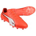 【5/15までポイント10倍】プーマキング マッチ ワイド HG/AG グローイングレッド 【PUMA|プーマ】サッカースパイク108318-01