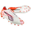 ウルトラ 5 アルティメット HG/AG プーマホワイト 【PUMA|プーマ】サッカースパイク108341-01