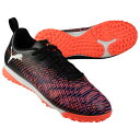 【ポイント10倍】ジュニア フューチャー 8 プレイ TT + MID JR プーマブラック 【PUMA|プーマ】サッカーフットサルジュニアトレーニングシューズ...
