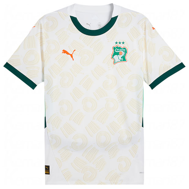 【12/4 20時よりポイント15倍】コートジボワール代表 2025 アウェイ 半袖レプリカユニフォーム 【PUMA|プーマ】ナショナルチームレプリカウェアー7...