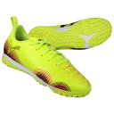【5/15までポイント10倍】ジュニア フューチャー 8 プレイ TT + MID JR イエローアラート 【PUMA|プーマ】サッカーフットサルジュニアトレー...