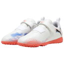 ジュニア フューチャー 8 プレイ TT V JR プーマホワイト 【PUMA|プーマ】サッカーフットサルジュニアトレーニングシューズ108628-01