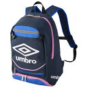【ポイント10倍】ジュニア フットボールバックパック ネイビー×ピンク 【UMBRO|アンブロ】サッカーフットサルバッグuf5sbp02j-nvpk
