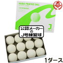 ついに!公認メーカーのJ号練習球登場! ナイガイ 少年軟式ボール J号 練習球 1ダース 少年軟式用 練習用 小学生 少年野球 J号球 ボール naigai-p...