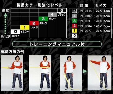 インナーマッスルを鍛えよう！プロマーク 立花龍司監修 トレーニングバンド レベル4 野球 トレーニング用品 体幹トレーニング インナーマッスル tpt0107