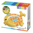 57111 INTEX フレンドリーゴールドフィッシュベビープール 140×124×34cm ｜ 日本正規品 インテックス intex プール 海 浮き輪 インスタ映え かわいい 広々 家庭用 ビニールプール 浅い サカナ 魚 当日～2日以内に出荷(店舗休業日を除く) 3