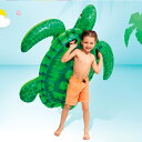 57524 INTEX リルシータートルライドオン 150×127cm | 日本正規品 インテックス intex 浮輪 ウキワ 海やプールで大活躍 大きい 取っ手付き フロート 亀 カメ マット 子供 当日~2日以内に出荷(店舗休業日を除く)