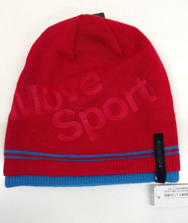 返品交換不可 デサント ニット帽 DESCENTE ニット帽子 ムーブスポーツ エンボスニットキャップ ユニセックス Move Sport ニットキャップ メンズ レディース 防寒 レッド 赤 男女兼用 ムーブスポーツニットキャップ 男性 女性 ビーニー エンボス DAC-8258 ★3600