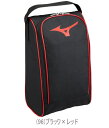 【実店舗共通在庫】MIZUNO ミズノ 1FJK2021(96)ブラック×レッド 野球 シューズケース スポーツ シューズバッグ シューズ入れ 靴 スパイク ベ...