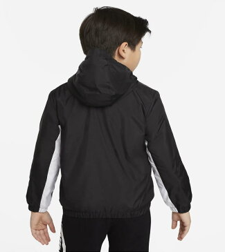 【送料無料※沖縄・離島を除く】NIKE ナイキ ボーイズ アウター 子ども ウインドブレーカー キッズ フルジップ ジャケット フード付き Nike Little Kids' Full-Zip Jacket ウィンドブレーカー 男の子 86J331 023 ★5500