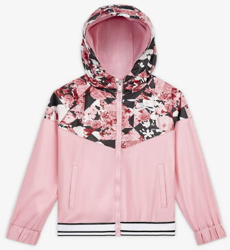 ナイキ ガールズ ウインドブレーカー ウィンドブレーカー キッズ ウインドジャケット 子ども用 アウター トップス NIKE TOKYO FLORAL WINDRUNNER パーカー 女の子 ジャケット 36G727 A8F ★8800