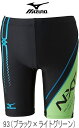 返品交換不可 MIZUNO ミズノ 水着 メンズ 男性 スイムパンツ ハーフスパッツ フィットネス用水着 N2JB6607 フィットネス スイム 男性用 ★5900(4)