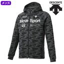 デサント move sport パーカー ダブルフェイス スウェット フルジップパーカー (総柄) DMMQJF22 吸汗 ストレッチ DESCENTE【即納】