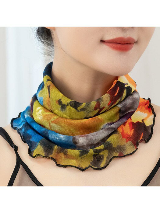 [ 8日から12日程度でお届け予定 ] アクセサリー レディース スカーフ 1個 レディース スヌード フロー..